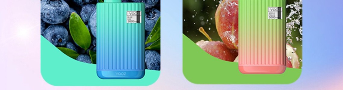 YOOZ Disposable E-Cigarette Delights Vapers with a Variety of Fruit Flavors and 5500 Puffs